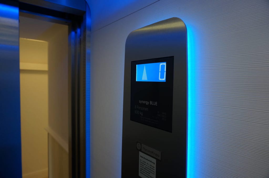 Fahrstuhl für barrierefreien Zutritt zur Ferienwohnung